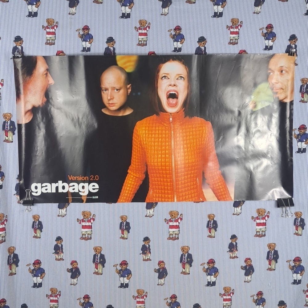 Rare Vintage 1998 Garbage Version 2.0 your concert band promo rock poster 19/36